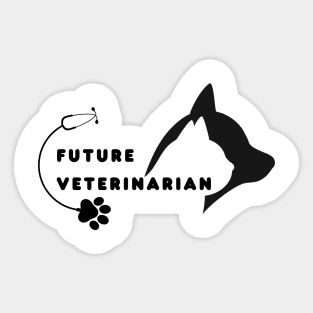 Future Veterinarian,  Veterinarian Gift, Vet School Sticker